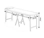 Lettino legno LE 127 MIRKO