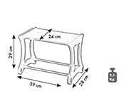 Scalino legno SG 399